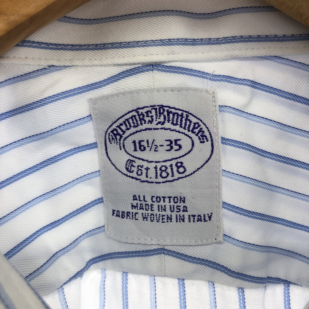 Brooks Brothers Est.1818 Long Sleeve Striped Shirt Made in USA Men's L /eaa409344