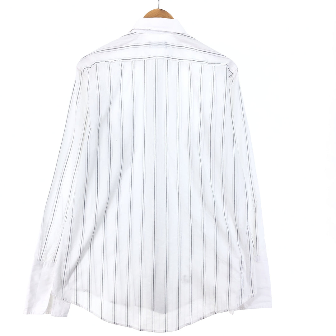 80s~ Christian Dior MONSIEUR long sleeve striped shirt made in USA men's M vintage /eaa409346
