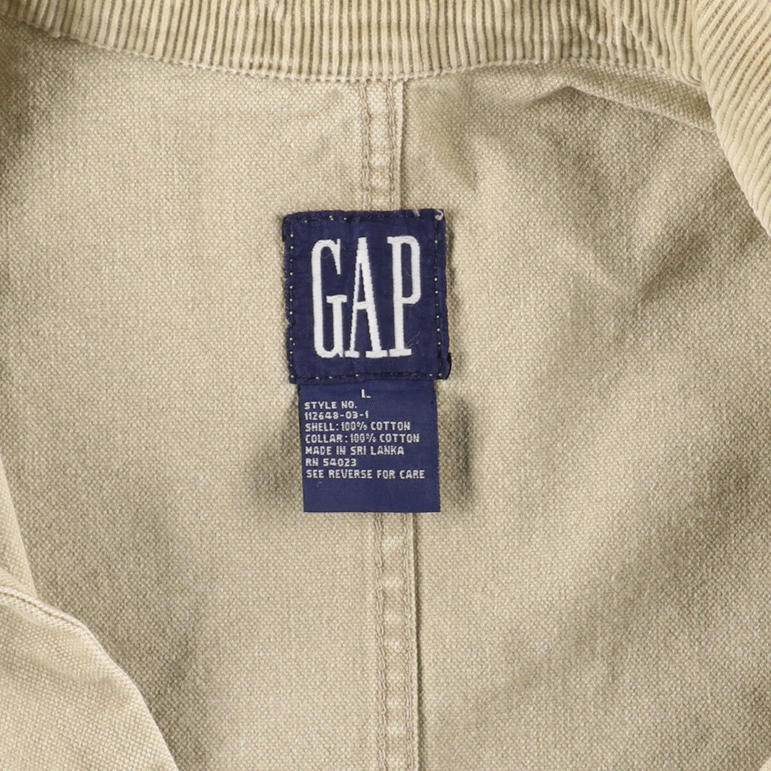 90'S GAP Old Gap Duck Work Jacket Men's L Vintage /eaa409500