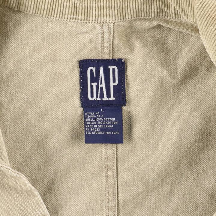 90'S GAP Old Gap Duck Work Jacket Men's L Vintage /eaa409500
