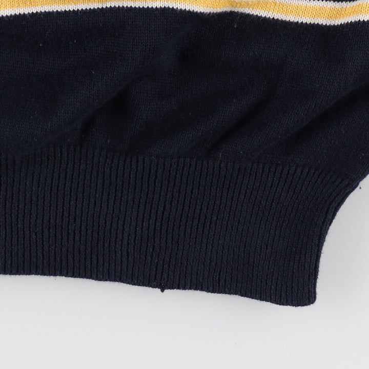 NAUTICA Striped Pattern Cotton Knit Sweater Men's L /eaa409587