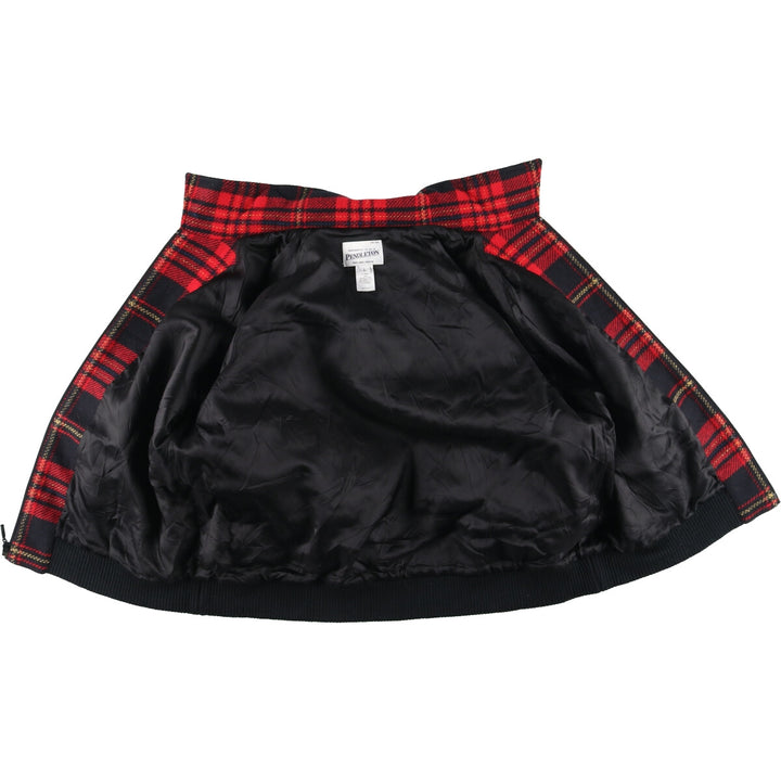 Pendleton Check Pattern Wool Blouson Made in USA Men's L /eaa409679