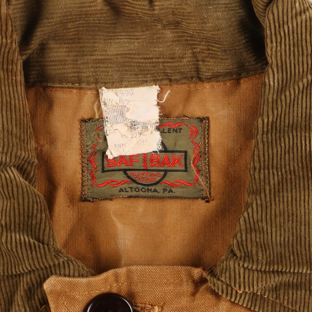 70'S SAFTBAK Duck Hunting Jacket Men's XL Vintage /eaa409720