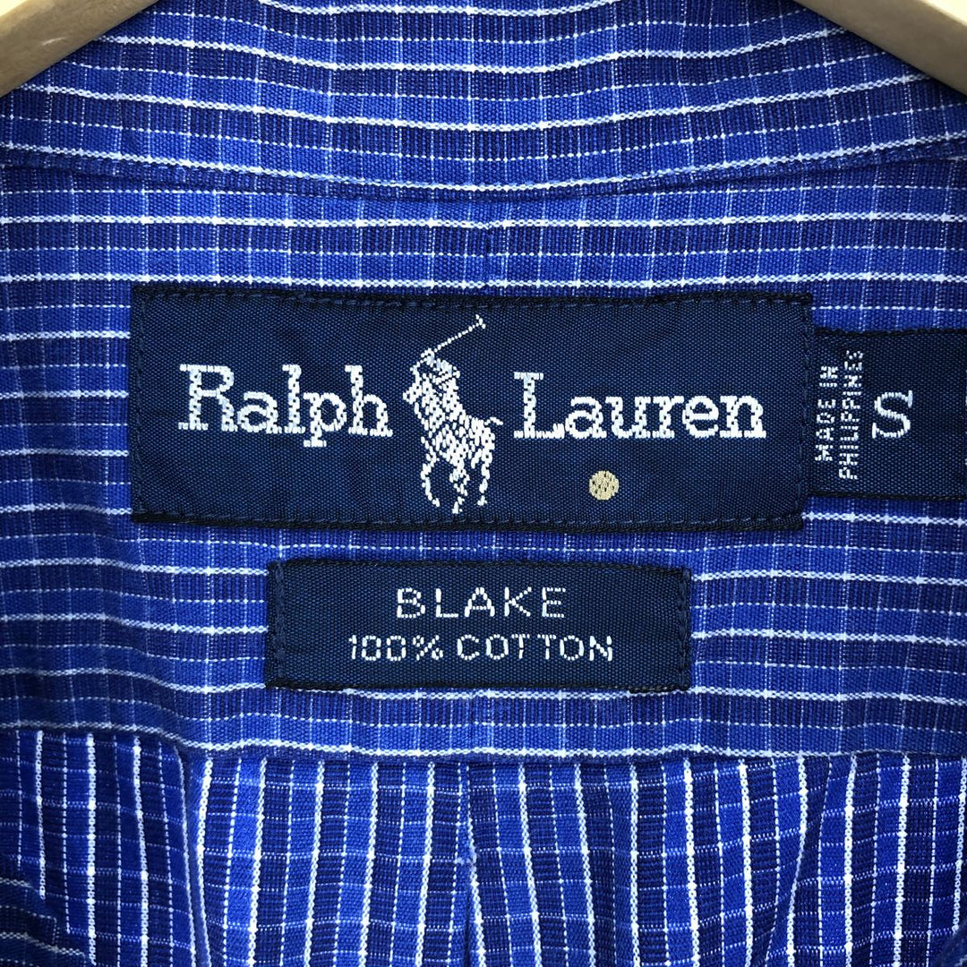 Ralph Lauren BLAKE long sleeve button down check shirt men's S /eaa409797