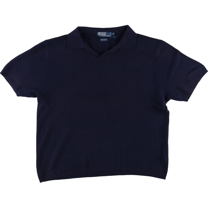 Ralph Lauren POLO by Ralph Lauren Collared Short Sleeve Cotton Knit Sweater Men's XL /eaa409885