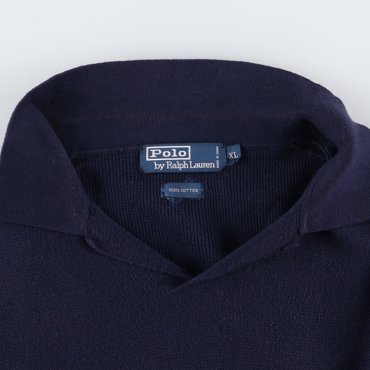 Ralph Lauren POLO by Ralph Lauren Collared Short Sleeve Cotton Knit Sweater Men's XL /eaa409885