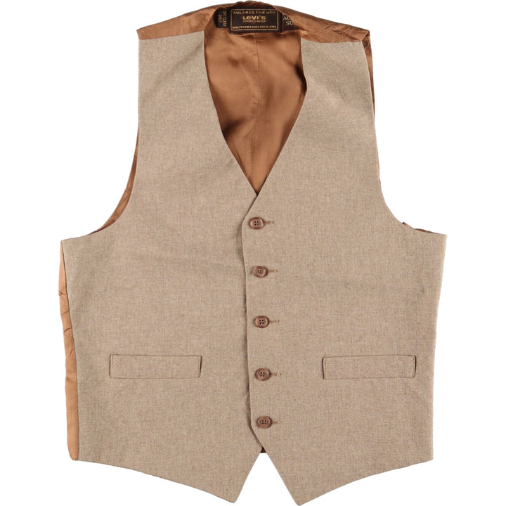 70's Levi's TAILORED FOR MEN Gilet Suit Vest Men's S Vintage /eaa409912