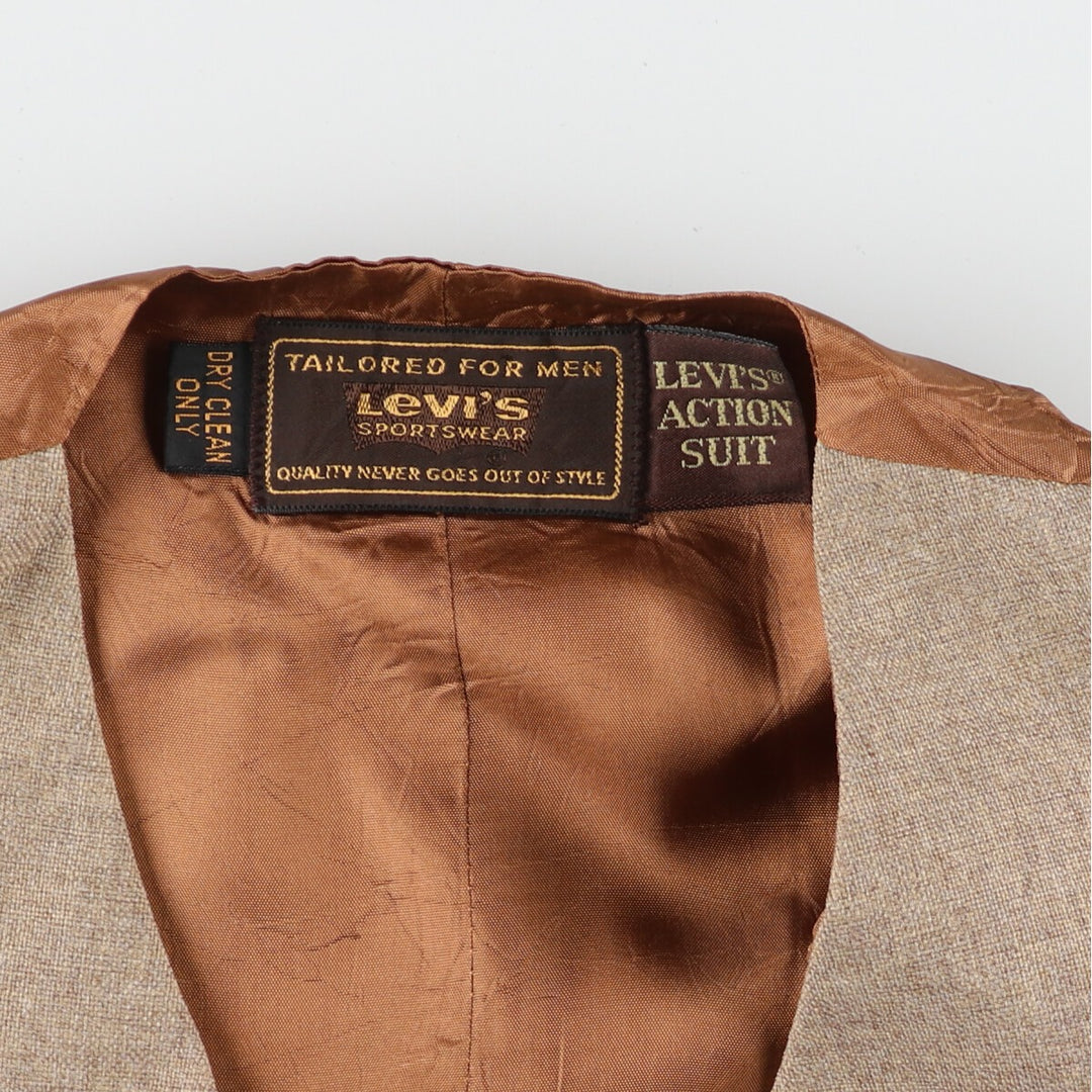 70's Levi's TAILORED FOR MEN Gilet Suit Vest Men's S Vintage /eaa409912