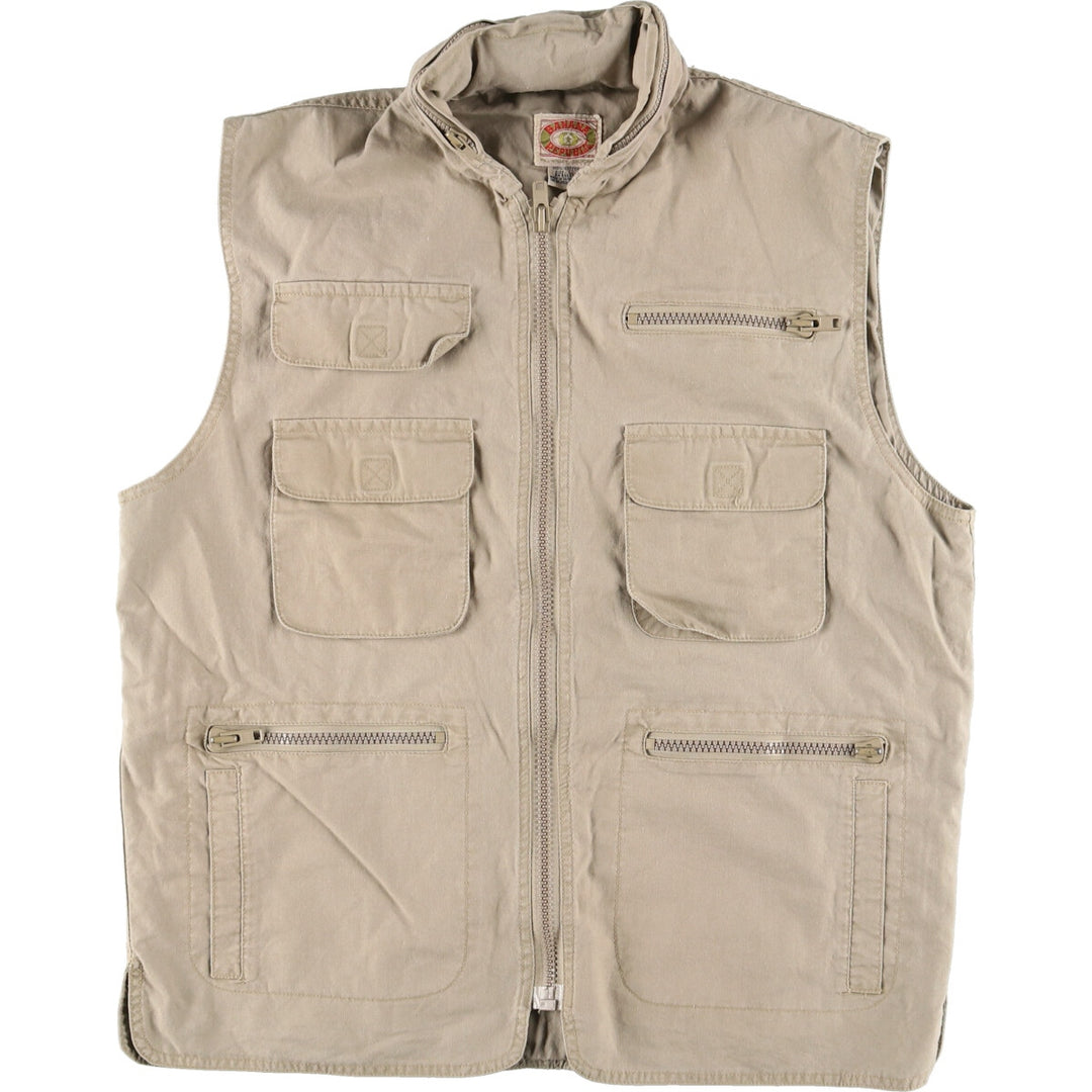 80'S Banana Republic Safari Vest Men's L Vintage /eaa409919