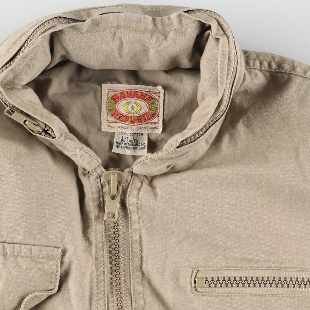 80'S Banana Republic Safari Vest Men's L Vintage /eaa409919