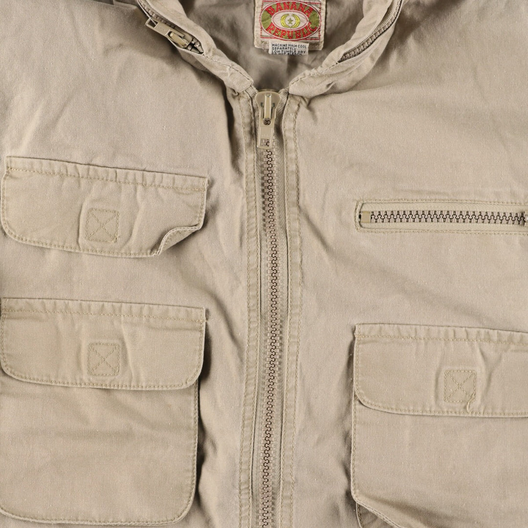 80'S Banana Republic Safari Vest Men's L Vintage /eaa409919