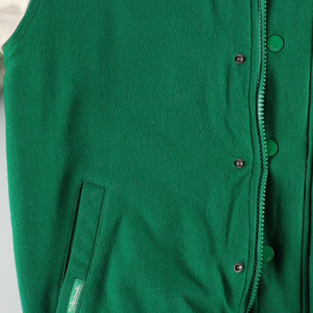 Akademiks Faux Leather Sleeve Wool Varsity Jacket Award Jacket Varsity Jacket Men's XL /eaa409951