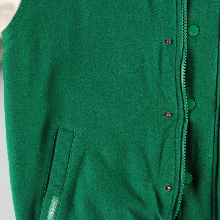 Akademiks Faux Leather Sleeve Wool Varsity Jacket Award Jacket Varsity Jacket Men's XL /eaa409951