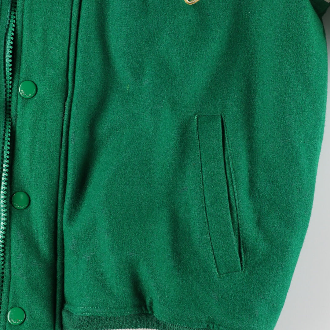 Akademiks Faux Leather Sleeve Wool Varsity Jacket Award Jacket Varsity Jacket Men's XL /eaa409951