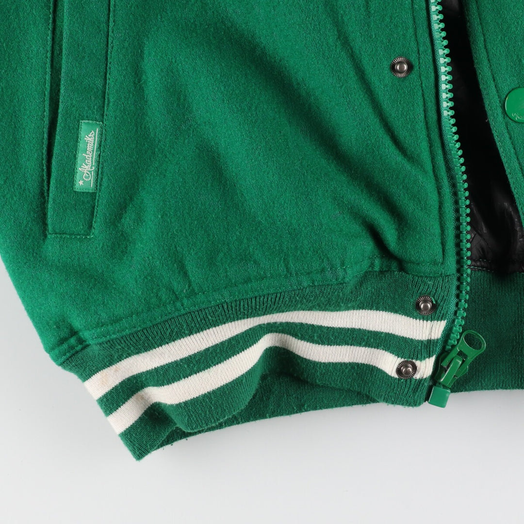 Akademiks Faux Leather Sleeve Wool Varsity Jacket Award Jacket Varsity Jacket Men's XL /eaa409951