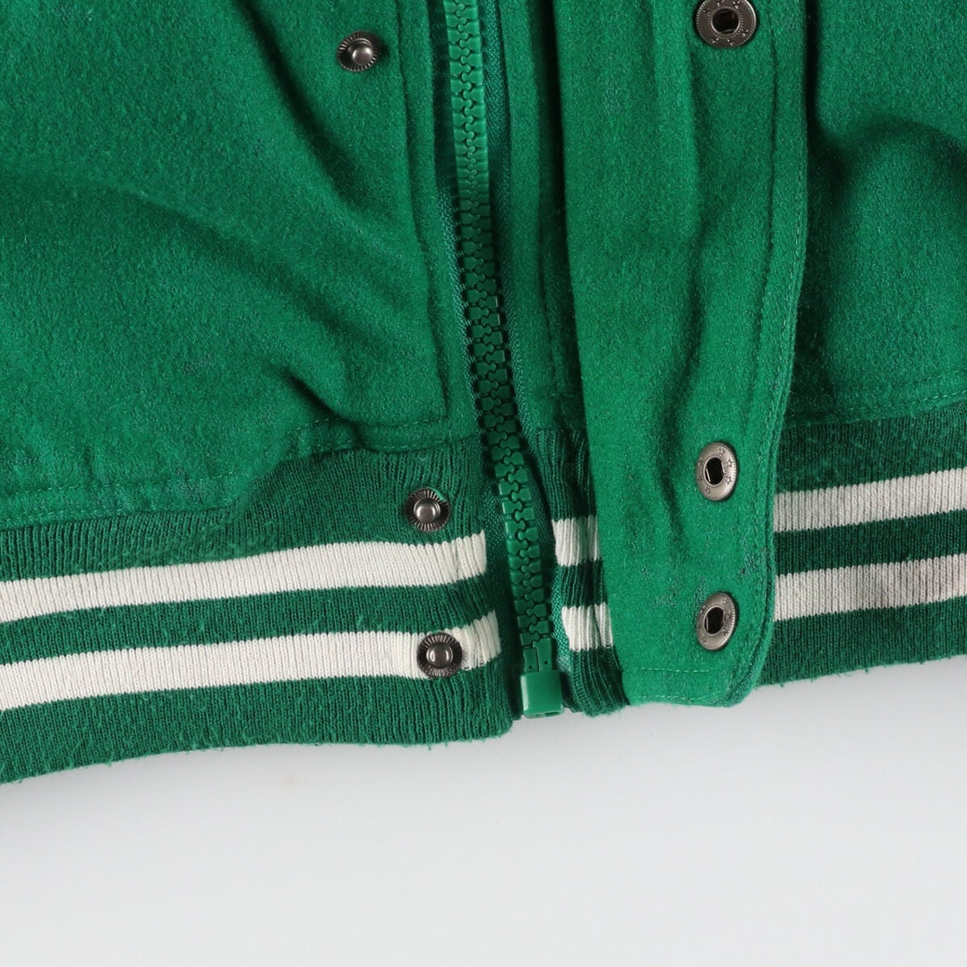 Akademiks Faux Leather Sleeve Wool Varsity Jacket Award Jacket Varsity Jacket Men's XL /eaa409951