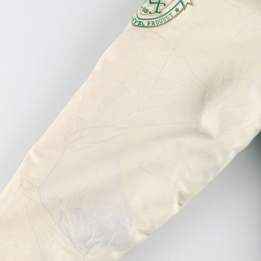 Akademiks Faux Leather Sleeve Wool Varsity Jacket Award Jacket Varsity Jacket Men's XL /eaa409951