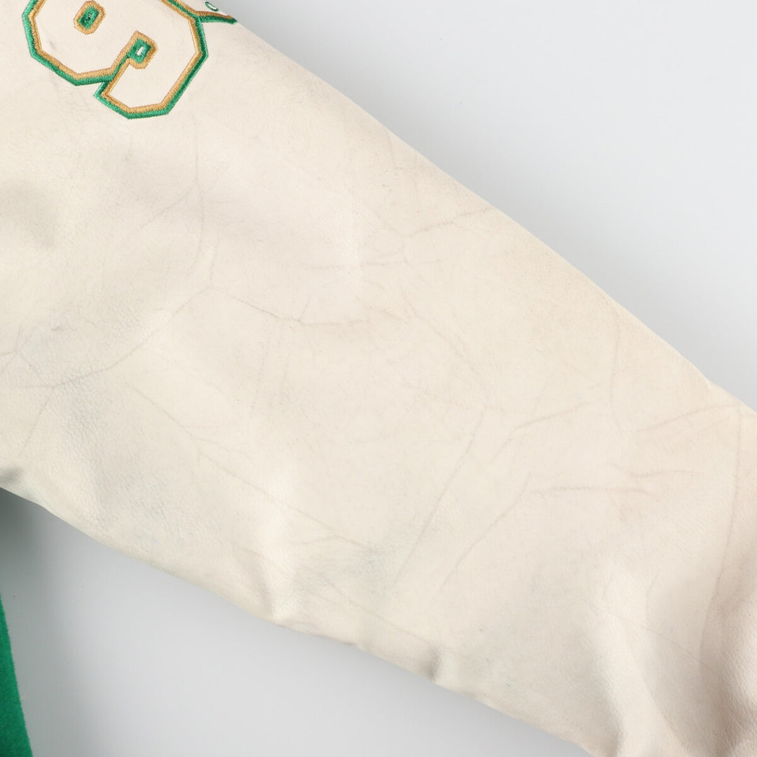 Akademiks Faux Leather Sleeve Wool Varsity Jacket Award Jacket Varsity Jacket Men's XL /eaa409951