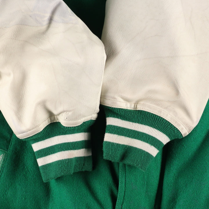 Akademiks Faux Leather Sleeve Wool Varsity Jacket Award Jacket Varsity Jacket Men's XL /eaa409951