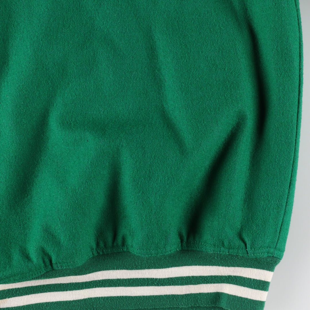 Akademiks Faux Leather Sleeve Wool Varsity Jacket Award Jacket Varsity Jacket Men's XL /eaa409951