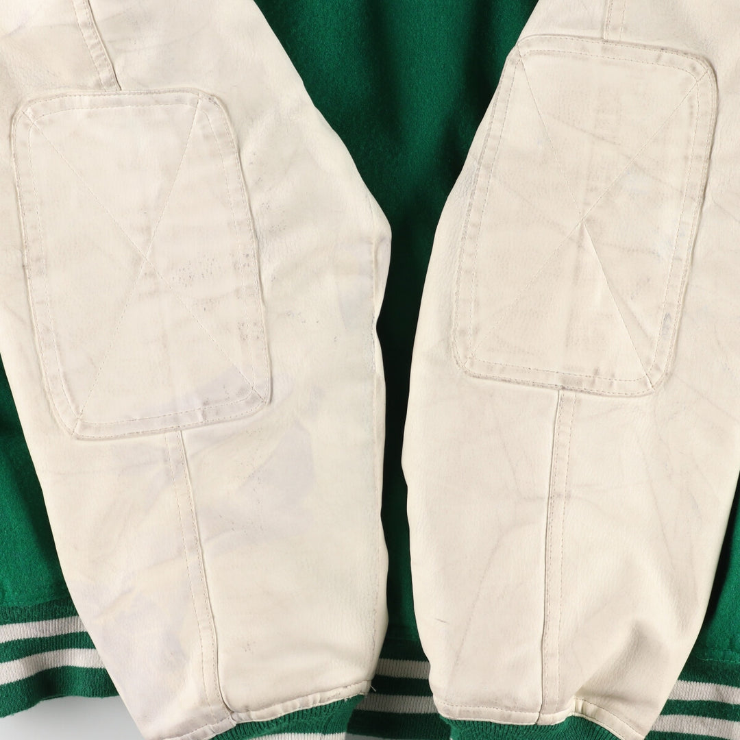 Akademiks Faux Leather Sleeve Wool Varsity Jacket Award Jacket Varsity Jacket Men's XL /eaa409951