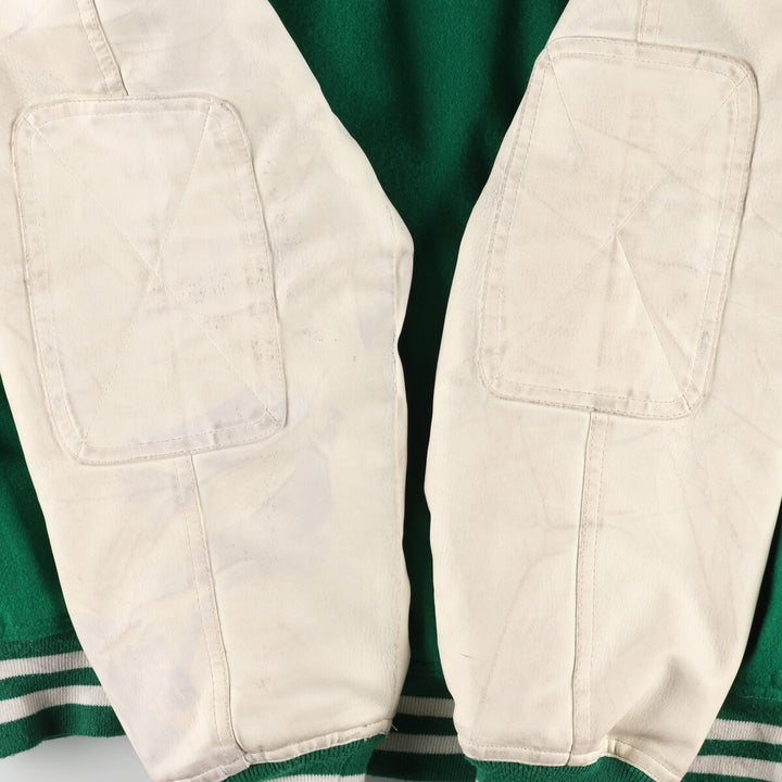 Akademiks Faux Leather Sleeve Wool Varsity Jacket Award Jacket Varsity Jacket Men's XL /eaa409951