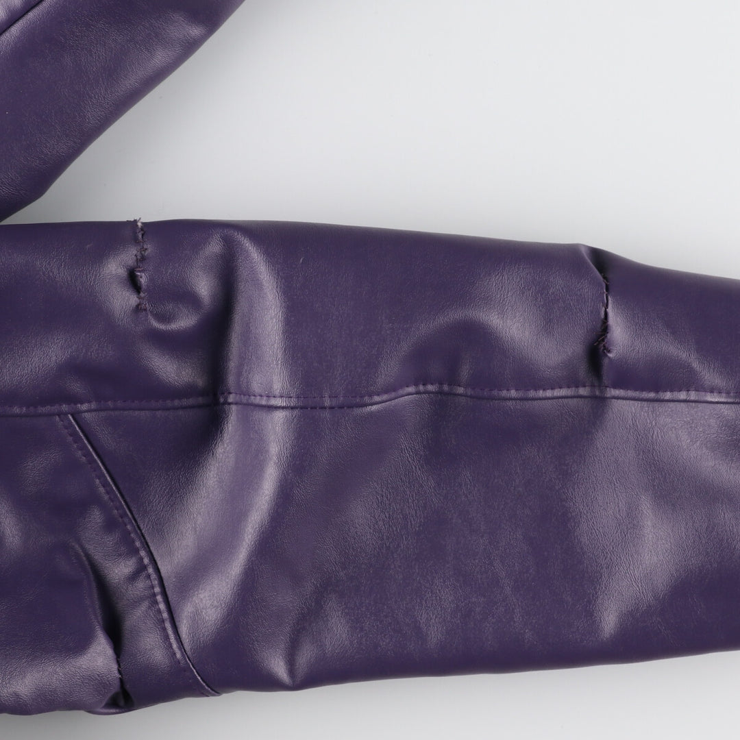 NEFF Faux Leather Wool Varsity Jacket Award Jacket Varsity Jacket Men's M /eaa409952