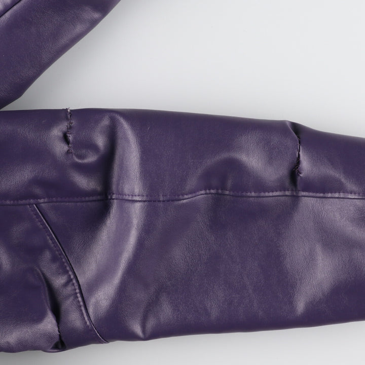 NEFF Faux Leather Wool Varsity Jacket Award Jacket Varsity Jacket Men's M /eaa409952