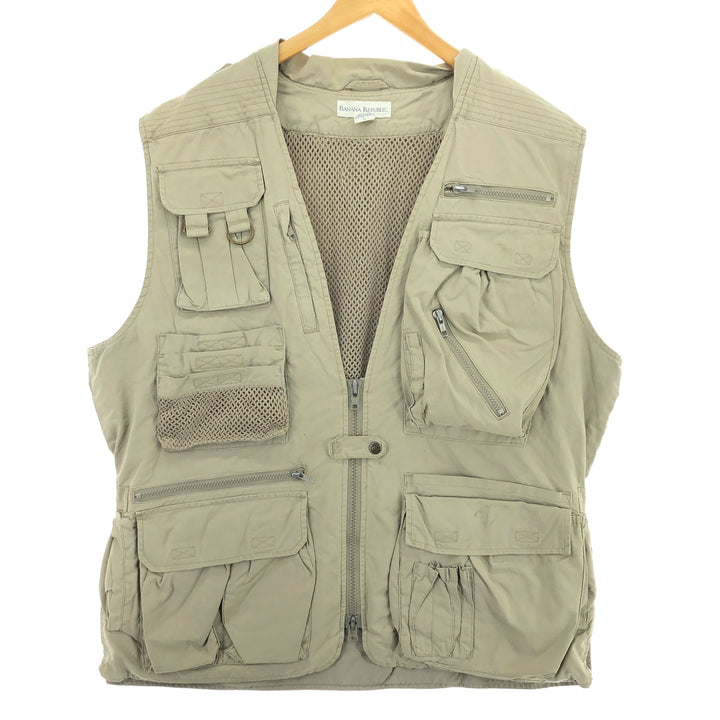 90'S Banana Republic Fishing Vest Men's L Vintage /eaa409972