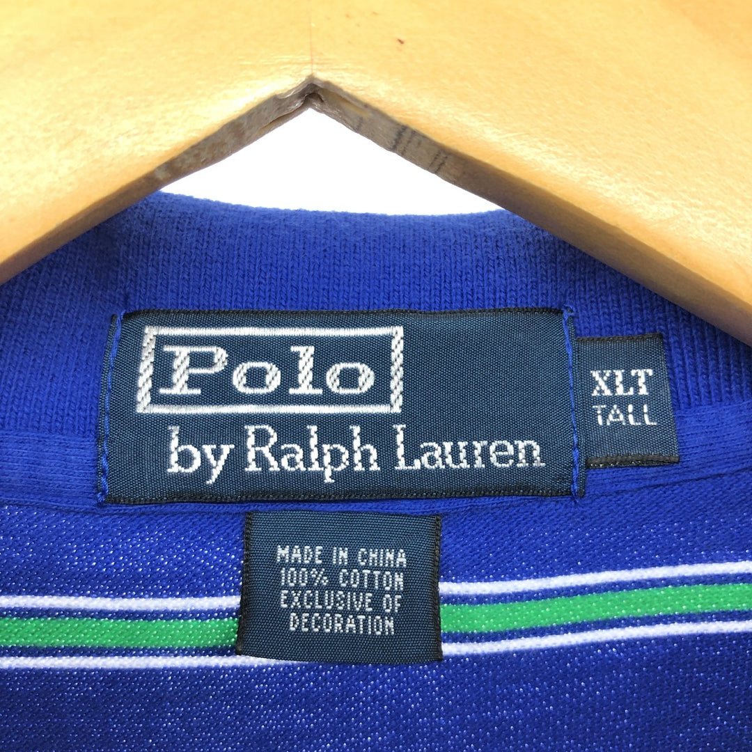 Ralph Lauren POLO by Ralph Lauren short sleeve striped polo shirt men's XL /eaa410071