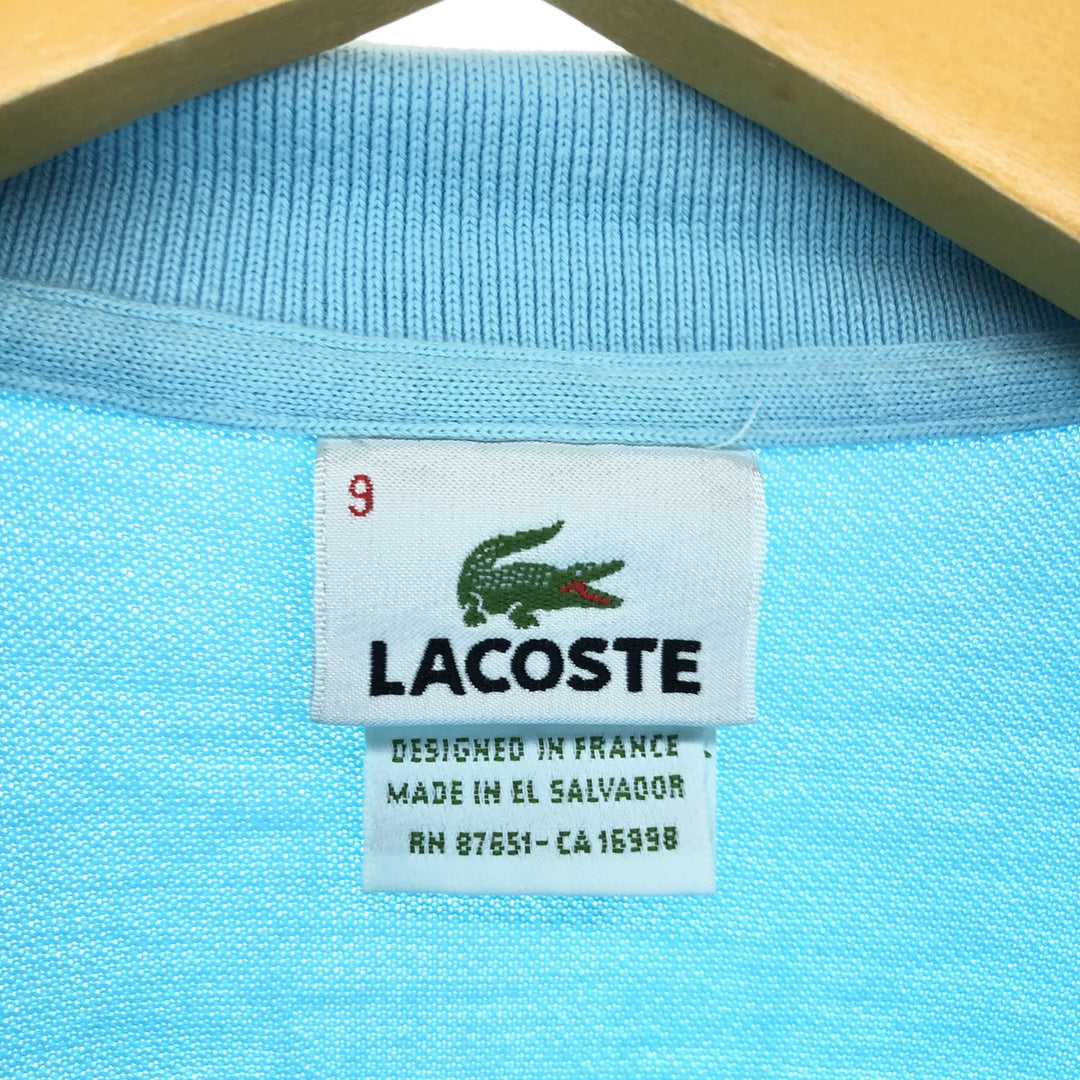 Lacoste LACOSTE French design short sleeve polo shirt size 9 men's XL /eaa410073