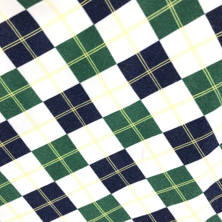 90'S Tommy Hilfiger Argyle Pattern Short Sleeve Polo Shirt Men's L Vintage cotton white type Vintage Second Hand