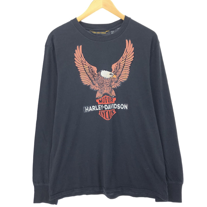 Harley-Davidson Eagle Pattern Long T-shirt Men's L size / eaa410086