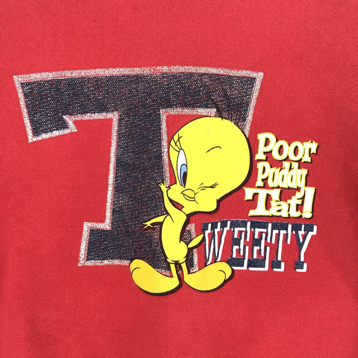 90'S Tweety character sweatshirt, made in USA, men's L, vintage / eaa410153