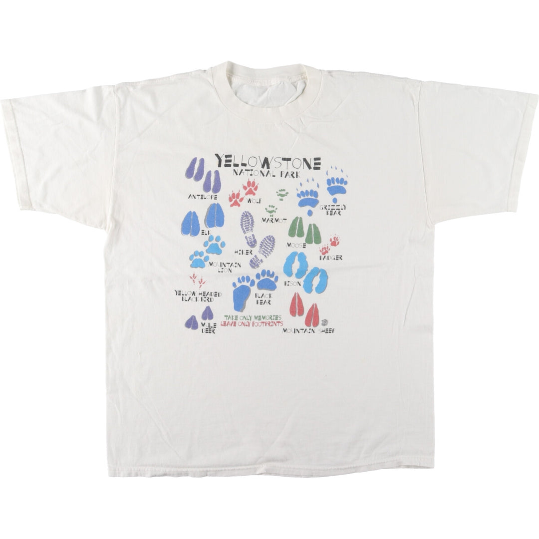 YELLOWSTONE NATIONAL PARK Yellowstone National Park Print T-shirt Men's XL /eaa410321