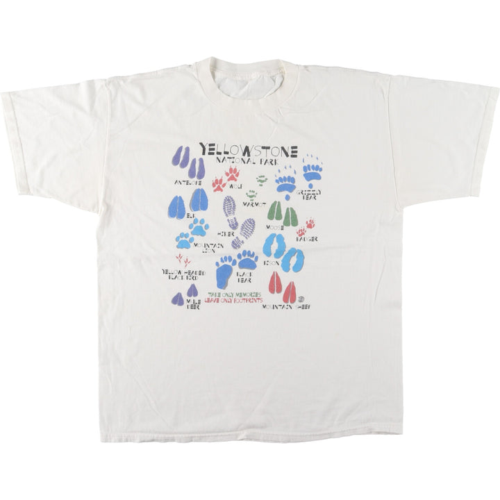 YELLOWSTONE NATIONAL PARK Yellowstone National Park Print T-shirt Men's XL /eaa410321