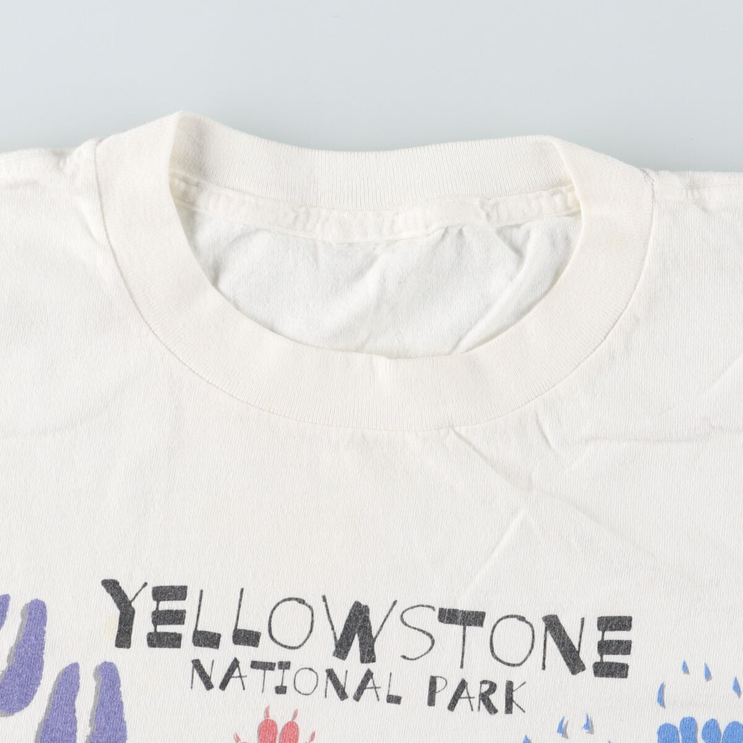 YELLOWSTONE NATIONAL PARK Yellowstone National Park Print T-shirt Men's XL /eaa410321