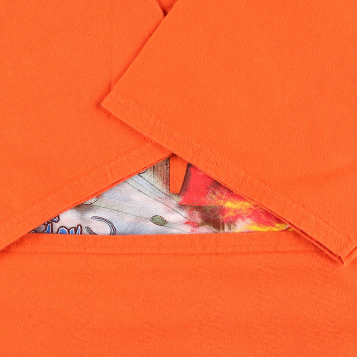 Harley-Davidson Hanes Motorcycle Bike T-shirt Men's XXL cotton orange type Vintage Second Hand