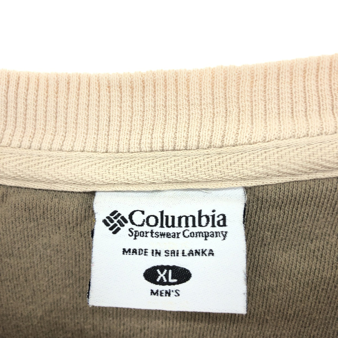00'S Columbia One Point Logo Sweatshirt Trainer Men's XL /eaa410406