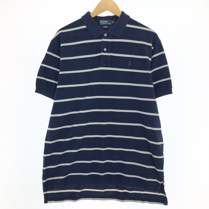 Ralph Lauren POLO by Ralph Lauren short sleeve striped polo shirt men's XL /eaa410436