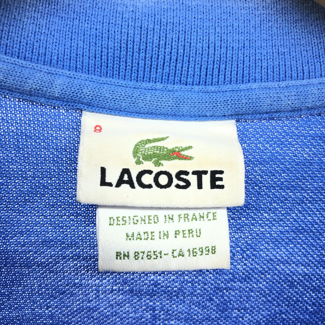 Lacoste LACOSTE French design short sleeve polo shirt men's XL /eaa410454