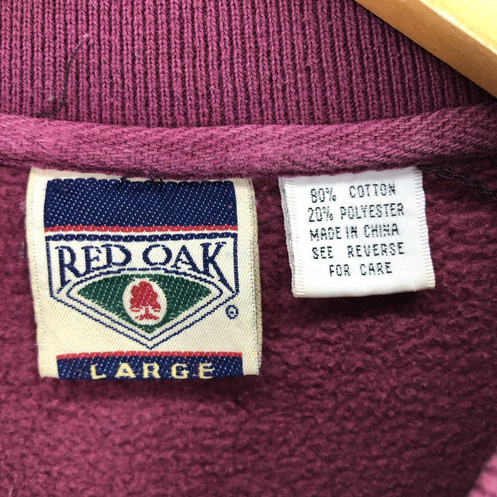 90s~00'S RED OAK College Sweatshirt Trainer Men's L Vintage /eaa410467