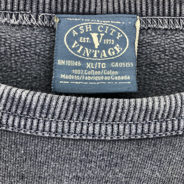 ASH CITY Advertising Sweatshirt Trainer Made in Canada Men's XL /eaa410480