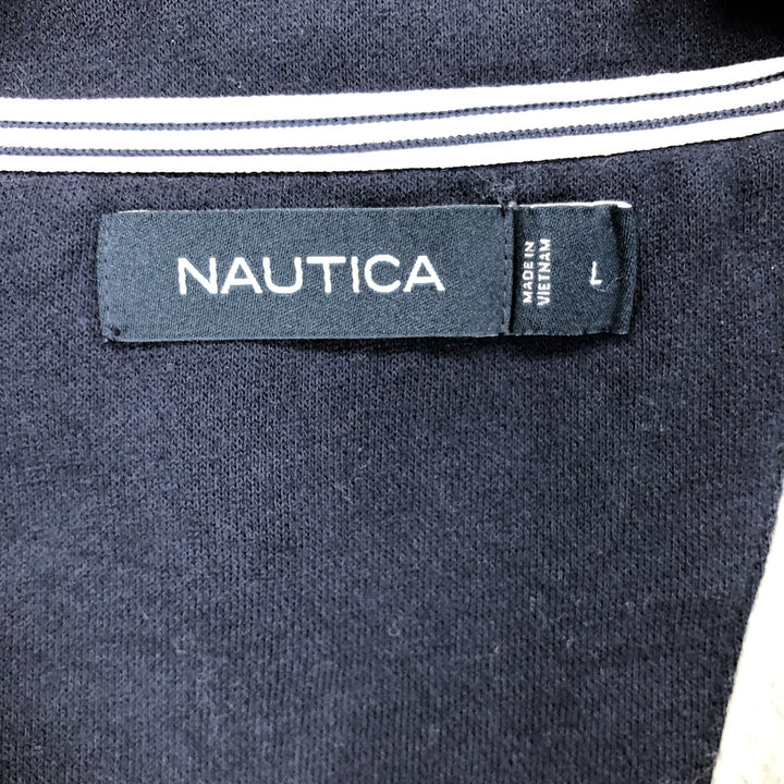 NAUTICA Half-Zip Sweatshirt, Trainer, Men's, L /eaa410481