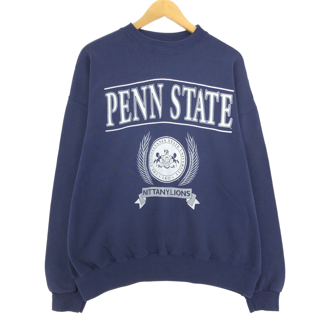 90'S Hanes Penn State University College Sweatshirt, Made in USA, Men's XXL, Vintage /eaa410487