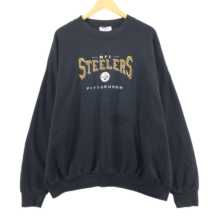 Big size 90'S CSA NFL Pittsburgh Steelers printed sweatshirt, made in USA, men's XXXL /eaa410510