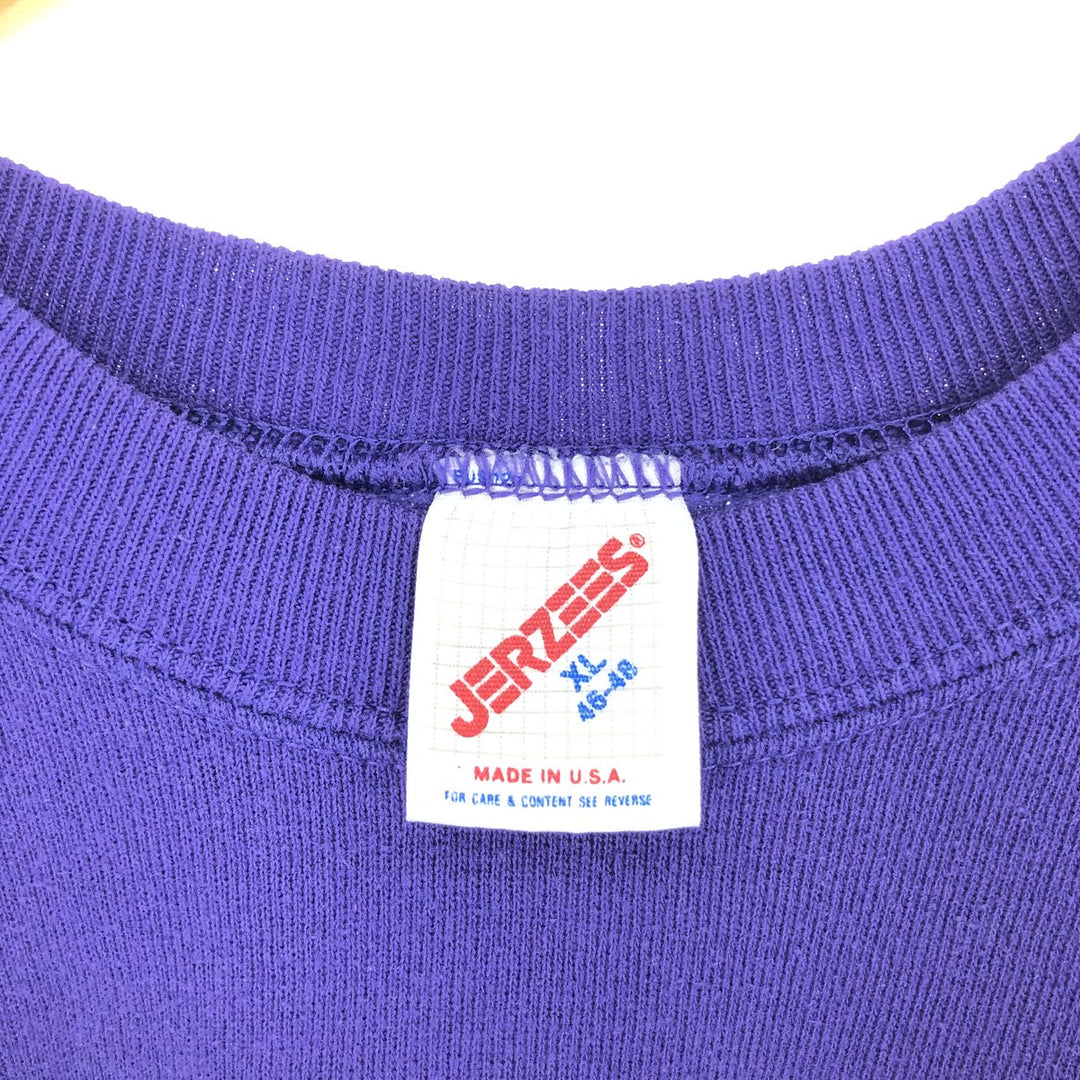 90'S Jerzees Printed Sweatshirt Trainer Made in USA Men's XL Vintage /eaa410513