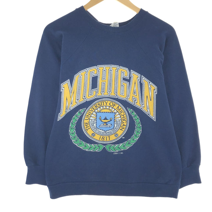 90'S SIGNAL MICHIGAN University of Michigan college sweatshirt, made in USA, men's size M, vintage / eaa410522