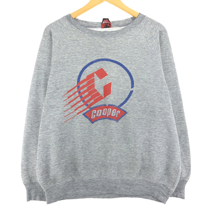 COOPER Logo Sweatshirt Trainer Women's L Vintage /eaa410541