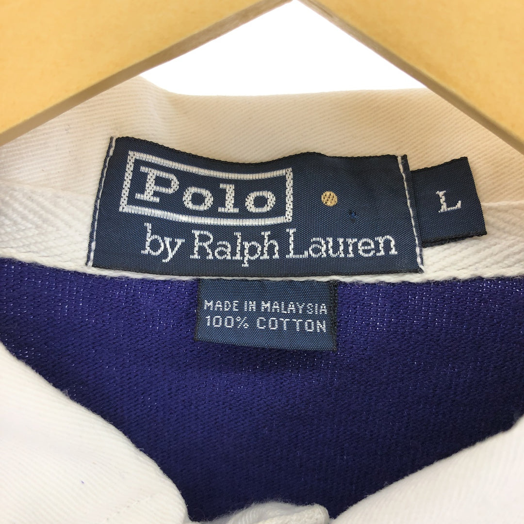 Ralph Lauren POLO by Ralph Lauren long sleeve rugby shirt, men's size L / eaa410587